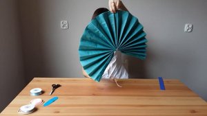 Как сделать бумажный помпон 50 см Бумажные шары для оформления праздника