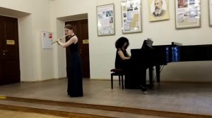 И.С. Бах «Соната для флейты и фортепиано №6» (E-dur), (1,2 части)