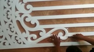 cara membuat ukiran Styrofoam motif jerjak