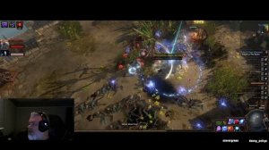 Path of Exile - leveling with Lightning conduit build - Troll Alerts enabled!