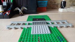 Лего самоделка железнодорожного переезда