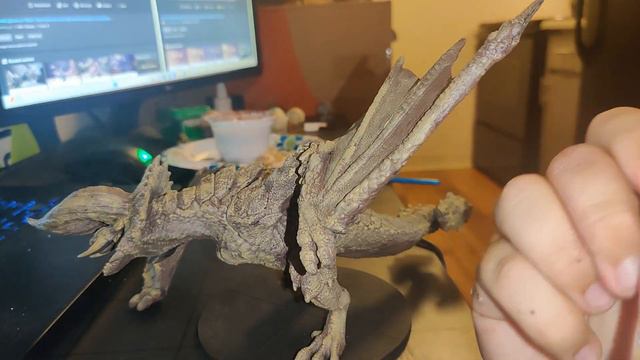 Monster Hunter Diablos Model Painting Timelapse смотреть онлайн