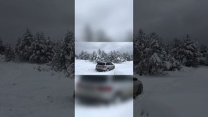 Mercedes GLB 200 AMG 4 matic offroad deep snow ,