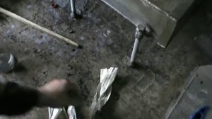 Печь на отработке в действии
