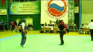 Первый бой Владимира Нескородева на Кубке России по кикбоксингу (Уфа-2009)