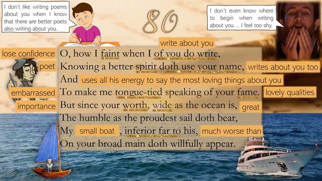 Line by Line: Shakespeare's Sonnet 80 смотреть онлайн