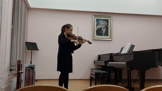Фрагку Елени, 14 л., скрипка, МГДМШ им. Гнесиных, Донт Я., 24 этюда или каприса, Соч.35 , этюд 12 смотреть онлайн