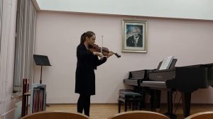 Фрагку Елени, 14 л., скрипка, МГДМШ им. Гнесиных, Донт Я., 24 этюда или каприса,  Соч.35 , этюд 12