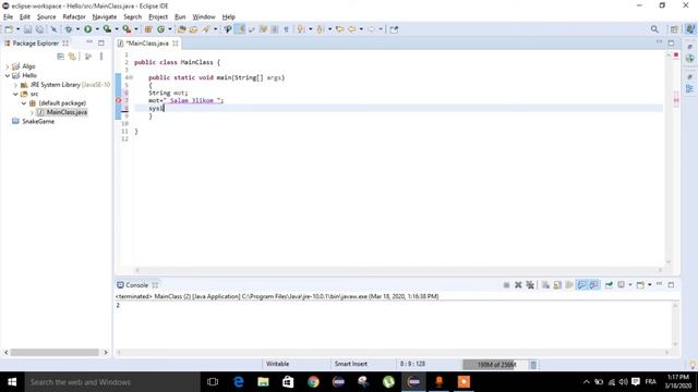 java tuto ep4 : les variables part 2 смотреть онлайн