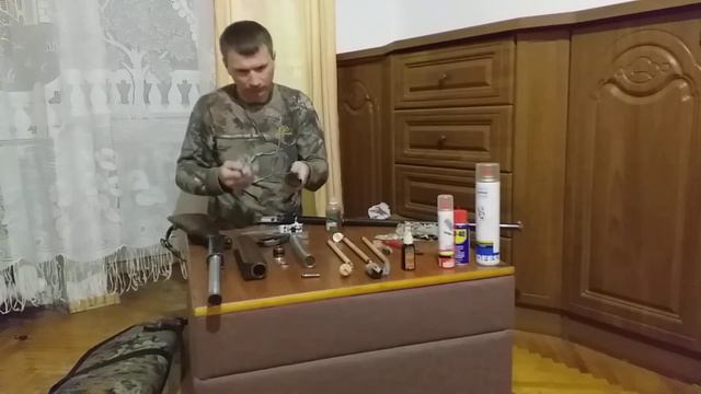 Чистка и смазка гладкоствольного ружья. МЦ 21-12 (Советский Браунинг) смотреть онлайн