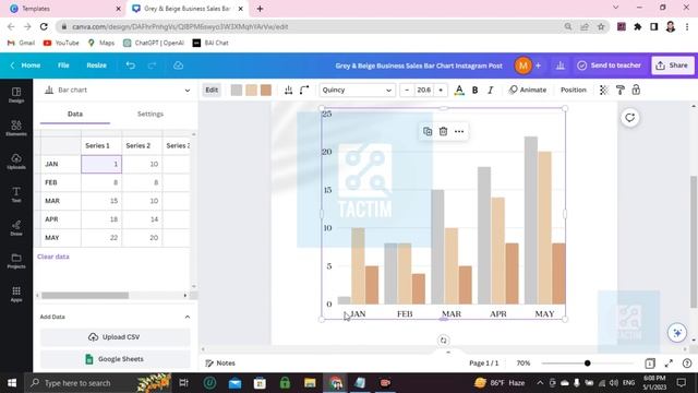 How to Make a Bar Chart in Canva | Easy Step-by-Step Tutorial смотреть онлайн