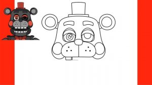 How to Draw Lefty - Five Nights at Freddy's | FNAF