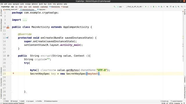 Cryptography Android App Project | Cryptography Project | Source code atulfbc@gmail.com | DES Algo смотреть онлайн