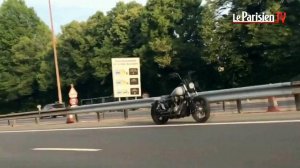 Во Франции мотоцикл без байкера проехал несколько километров по трассе