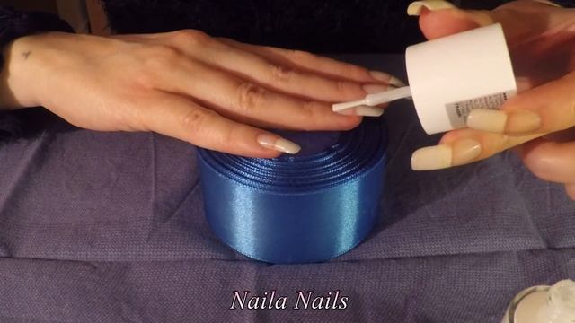 ? PAINTING MY LONG NATURAL NAILS - FRENCH MANICURE - NAILA NAILS смотреть онлайн