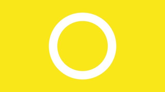 1 час желтый экран, белое световое кольцо, желтый, желтый фон, желтый экран, желтый цвет. смотреть онлайн