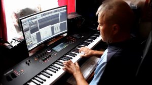 седьмой ролик синтезатора Yamaha modx 8