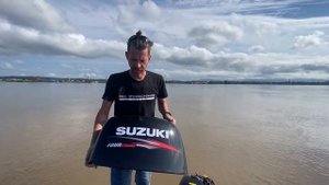 датчик температуры DF50 SUZUKI. Куда  не нужно ставить датчик температуры.