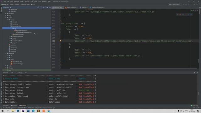 Laravel 9 и Vue 3 SPA интернет магазин 4. Установка AdminLTE для laravel через composer и вручную