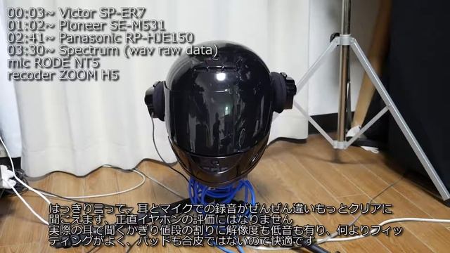 ASMR Dummy head review SE-M531 RP-HJE150 Long ver смотреть онлайн