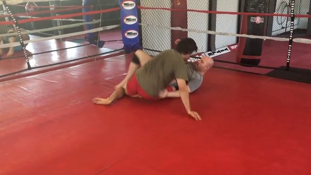 Submission Grappling (5-18-17) - Roll #2, Seth & Joey (Training VLOG) IMS Academy