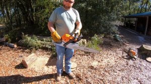 Stihl MS260 VS MS261C VS MS462C cutting firewood!