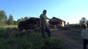 назад в деревню/часть 19/пруд тир флаг