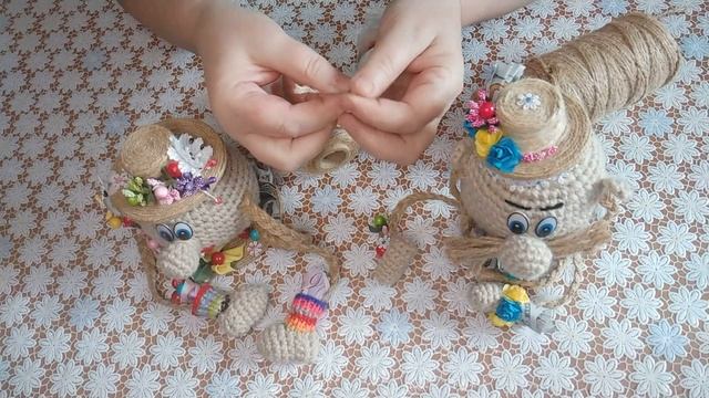Оберег домовой из жгута. Ручная работа.