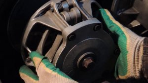 меняем пятаки и ремень вариатора