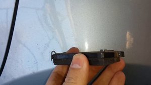 Задние тормоза Hyundai Accent 2008 год