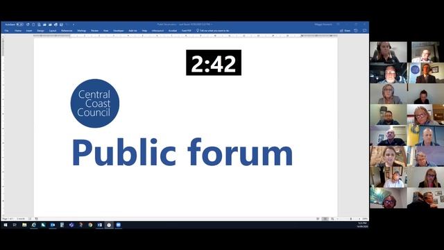 14-09-2020 - Central Coast Council Public Forum Live stream Alternate View смотреть онлайн
