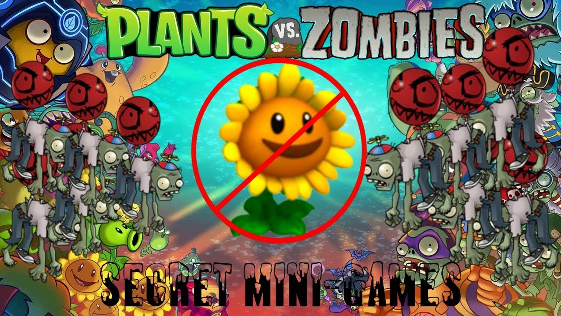 Возможно ли пройти все СЕКРЕТНЫЕ мини-игры в Plants VS Zombies, без подсолнухов? (НЕ RYTP версия)