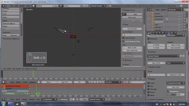 Blender 2.6 Tutorial 29 - Auto Camera Switching смотреть онлайн
