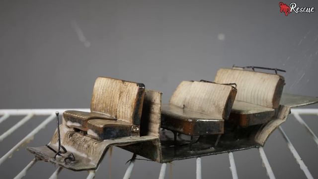 1958 Volkswagen T1 Samba Bus - Restoration Abandoned Model Car смотреть онлайн