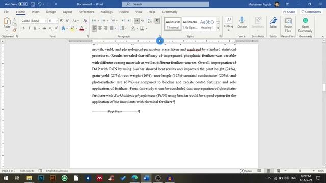 Page Number Starting From a Specific Page in Word 2021 - Office 365 смотреть онлайн