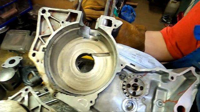 Дефектовка мотора Ява 638 или как кололся "крепкий орешек" ч.2 (Jawa 638)