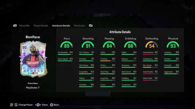 90 Victor Boniface Future Stars Player Review!! || EA FC 24 Ultimate Team смотреть онлайн