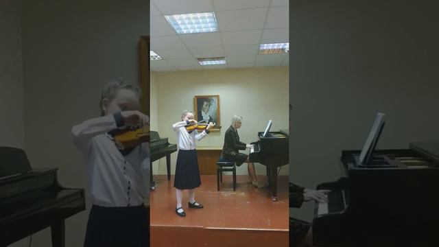 Дудинская Полина. Солигорская ДШИ. О.Ридинг. Концертино ре мажор 2 3 часть