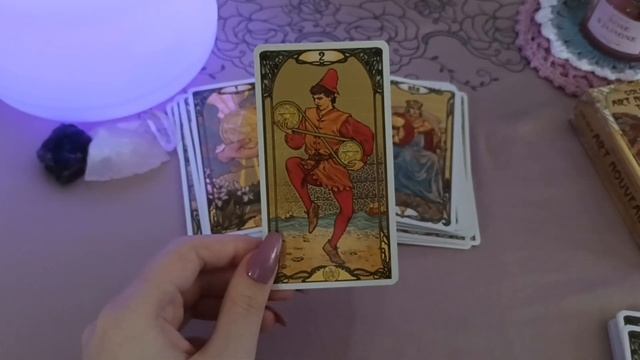 Golden Art Nouveau Tarot  Unboxing | Silent Flip-through