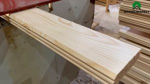 Производство профилированного мини-бруса 44*143*6000мм из сосны/ели