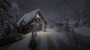 Укрытие от вьюги и метели в холодных горах Амбарино | Звуки метели которые помогают уснуть