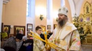 Праздничный трезвон на Рождество Христово в Свято-Никольском храме города Николаевска-на-Амуре.