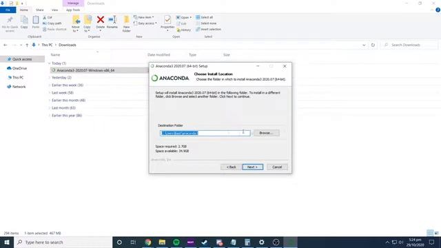 How to install Anaconda with Python 3.8 in Urdu