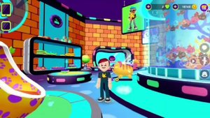 Новичок играет в игру и pk xd прокачивает котика до третьего левела