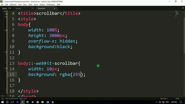 CSS3 Custom Scrollbar Project For Beginners In Hindi Part 20 || programmer shakil смотреть онлайн