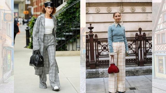 Широкие женские брюки в модном и стильном образе ? Как носить в 2021 году смотреть онлайн