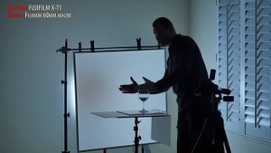 Предметная фотография - съемка жидкости в движении. Открытый урок.