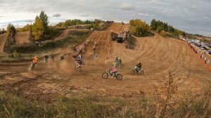 Чемпионат и первенство Псковской области по мотокроссу. Старты  классов.