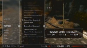 Skyrim: Dwarven Armor: Legendary Vs. Normal: Stats + Value: HD