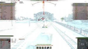 (World of Tanks )"Мастер" на E-50 Ausf. M на карте (Химмельсдорф зима)